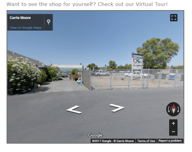 New Virtual Tour of CK Auto Exclusive’s Shop